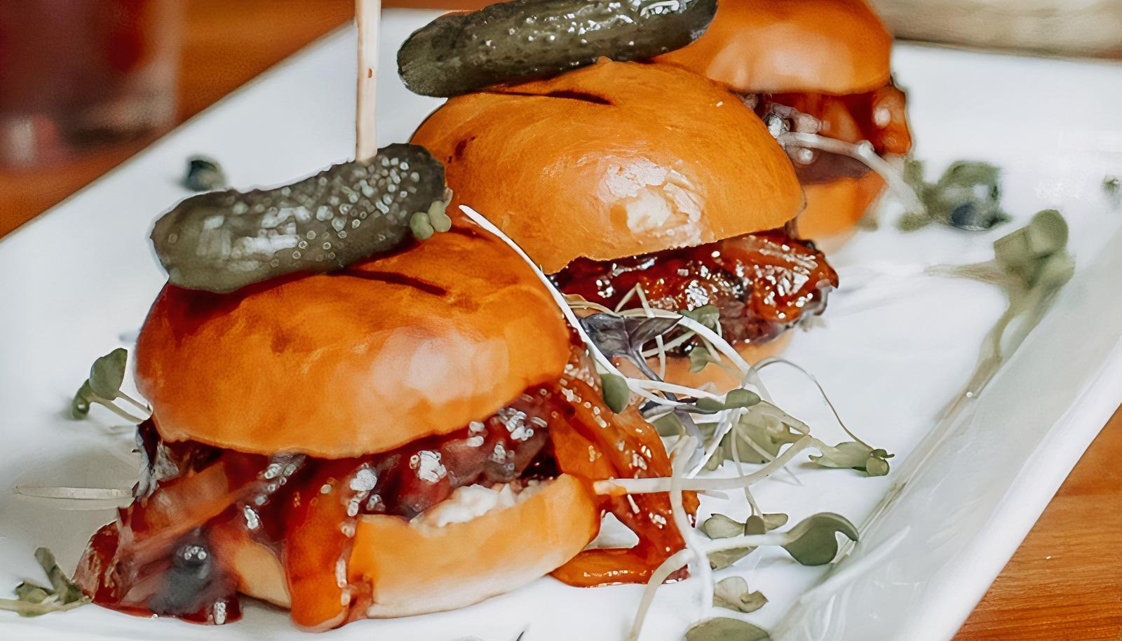Mini-burgers de bison (3) / Mini bison burger (3)