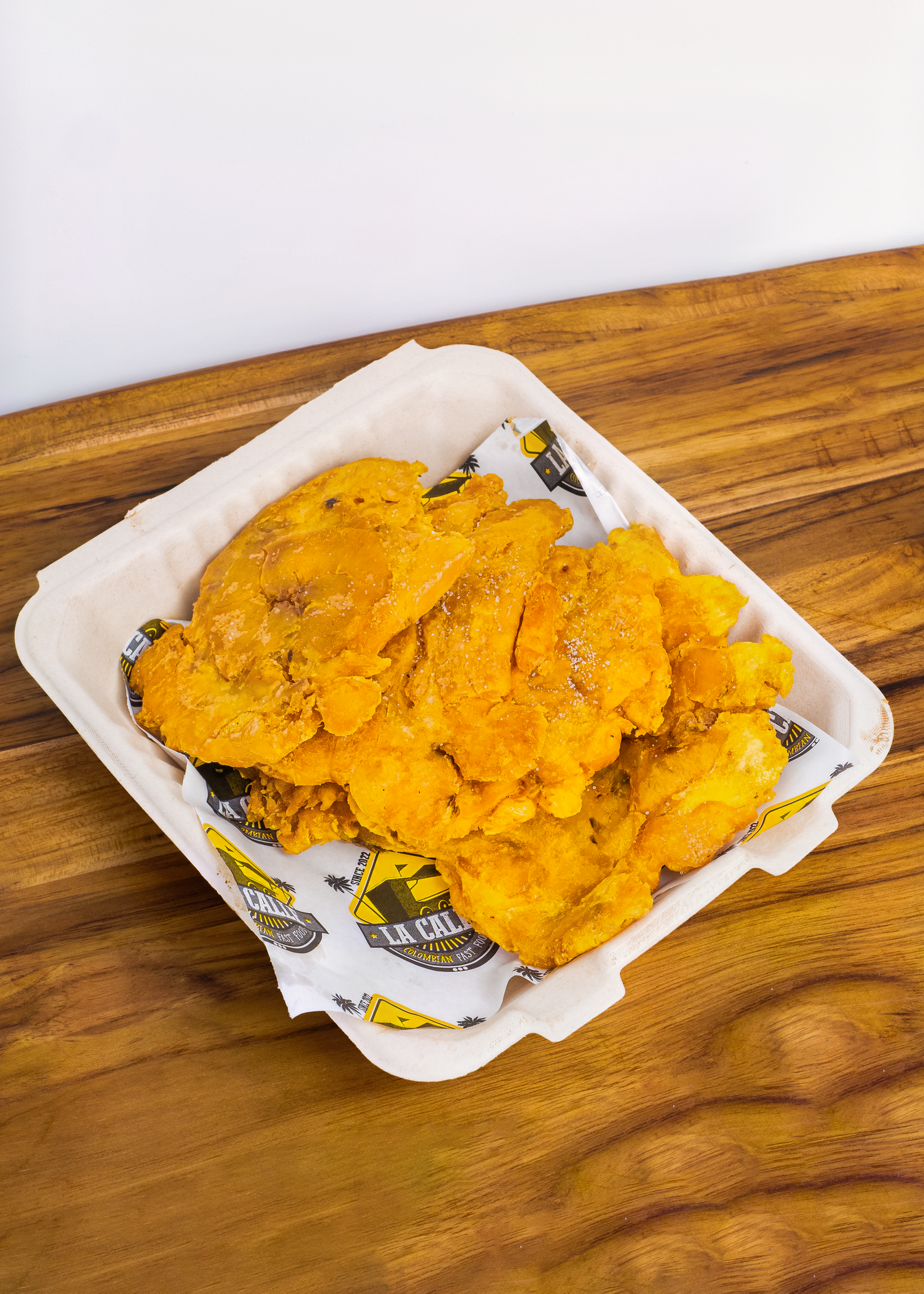 Green plantain ( tostones )