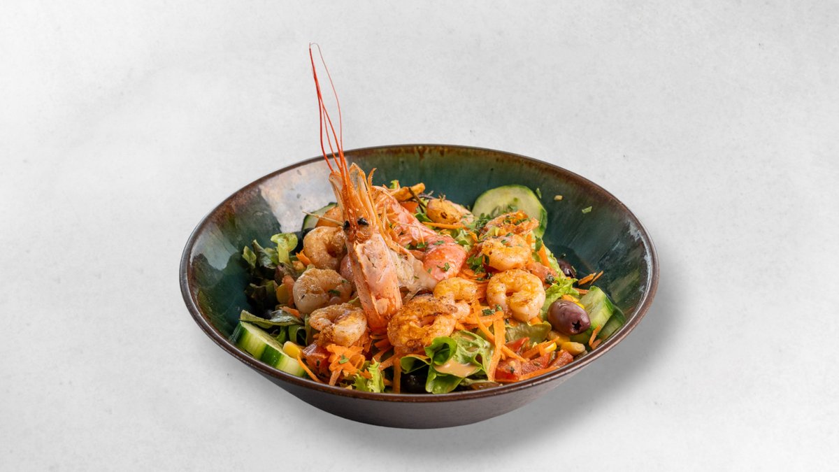Insalata Scampi alla Griglia