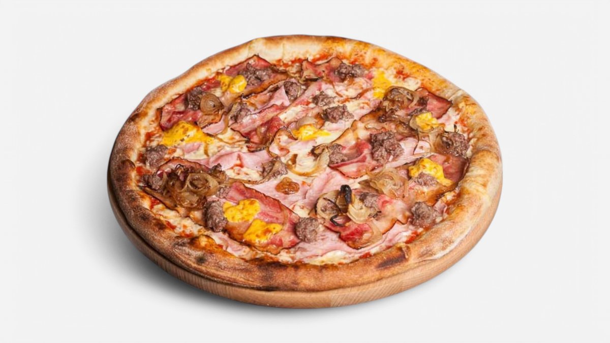 BBQ burger pizza 28cm