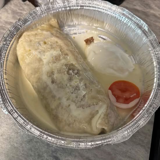 Burrito de carne asada