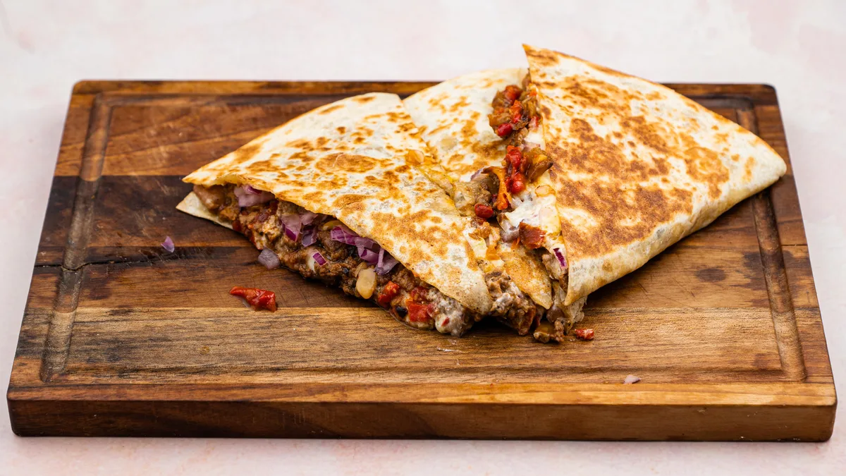 Quesadilla chilli con carne