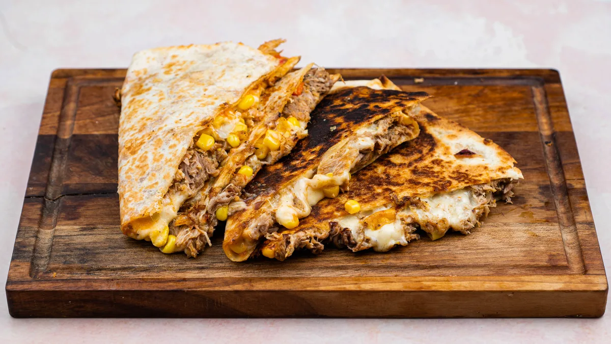 Quesadilla guadalope svinjetina