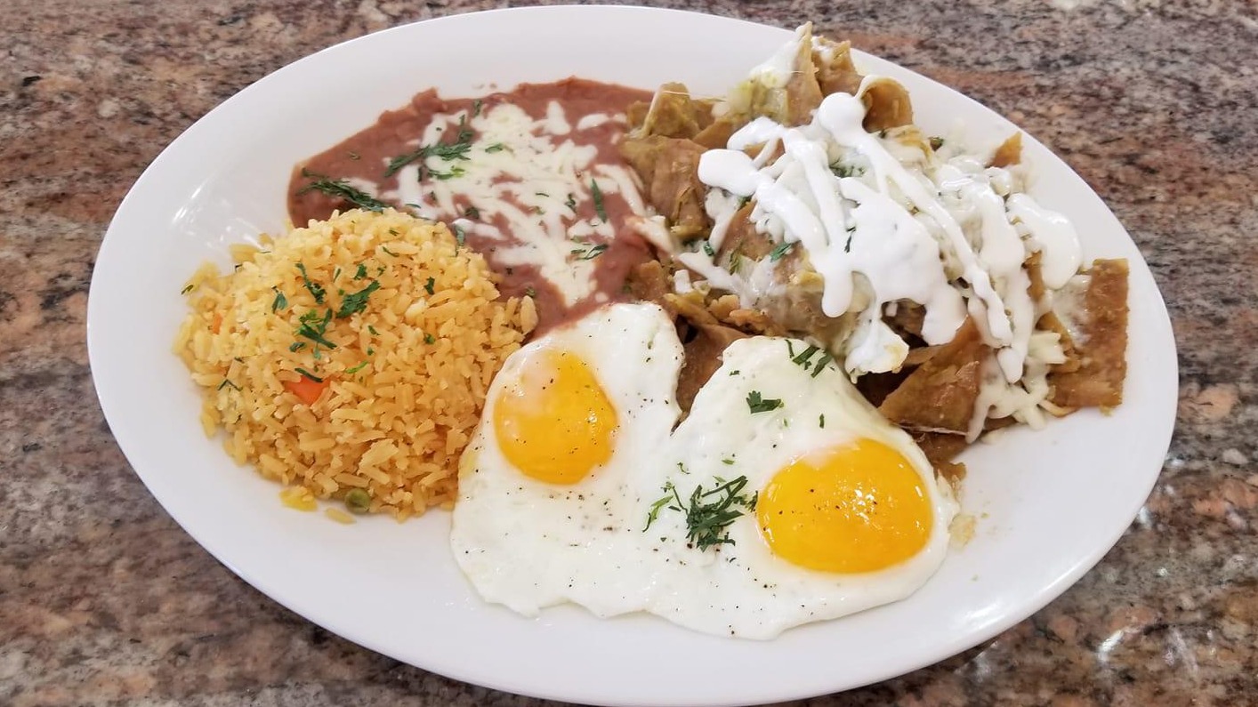 Chilaquiles with Eggs