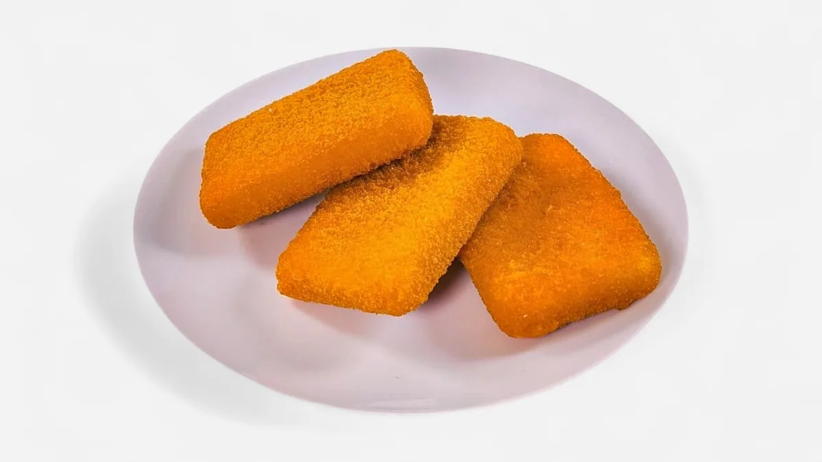 Cascaval pane cu sos remoulade