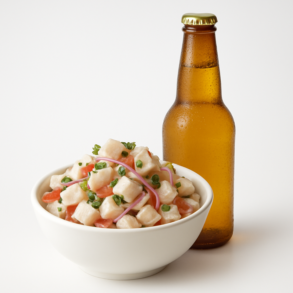 Combo: 1 Cebiche + 1 Cerveza