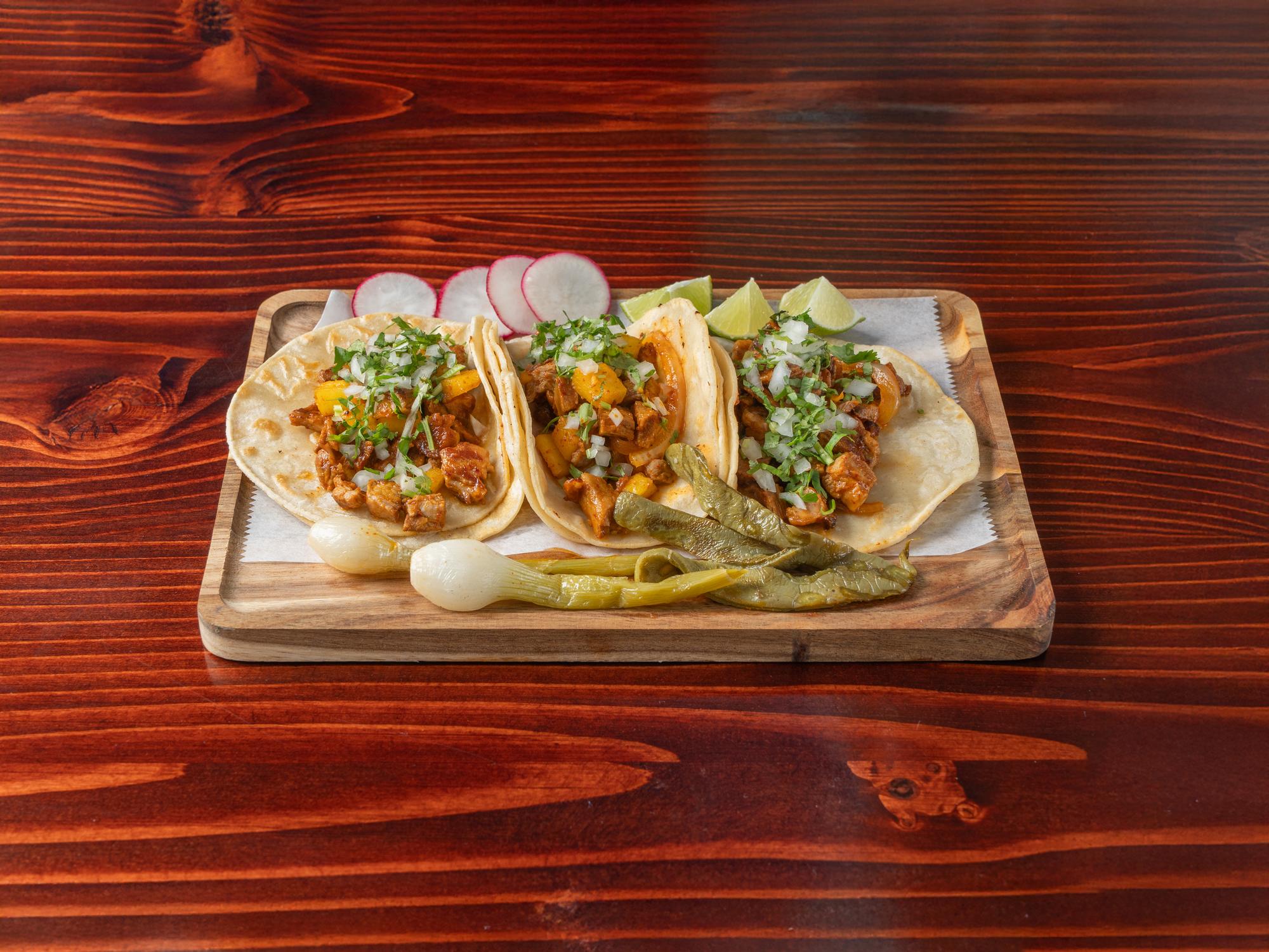 Al Pastor / Marinated Pork with Pineapple and Onion