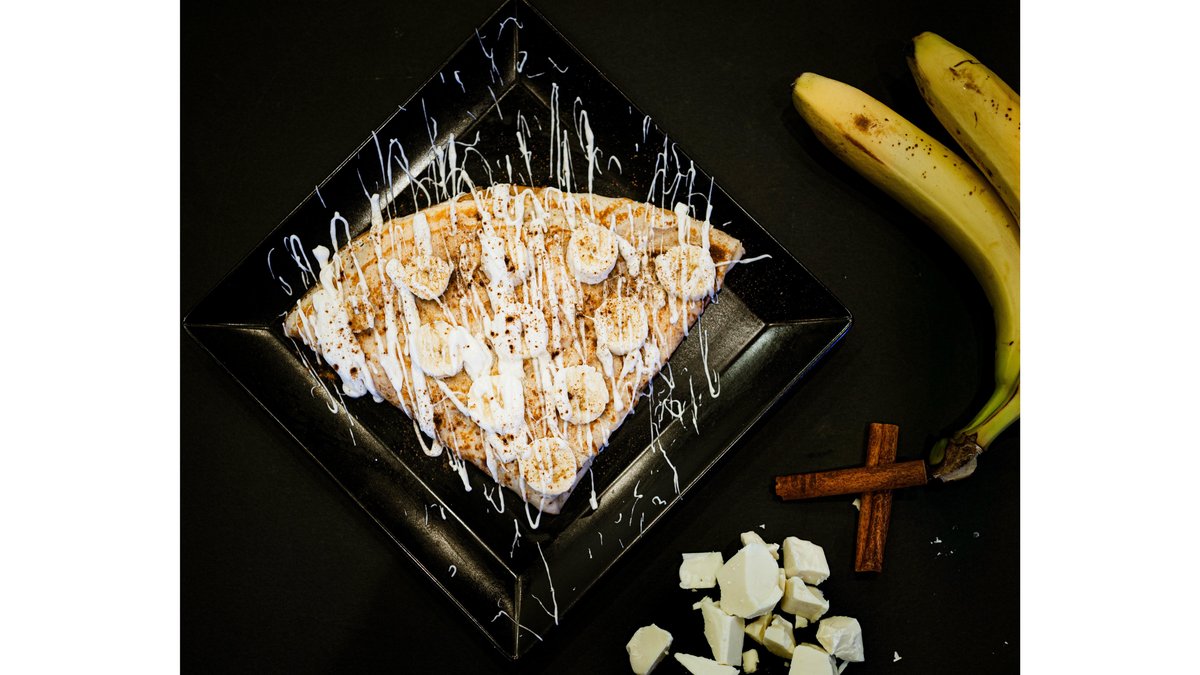 Brânză dulce, banane, scorțișoară, ciocolată albă