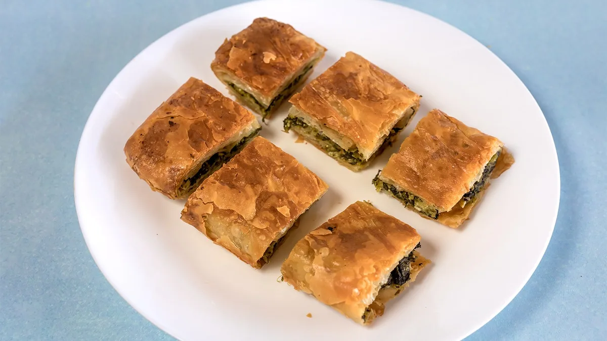 Bougatsa Spinach and Cheese