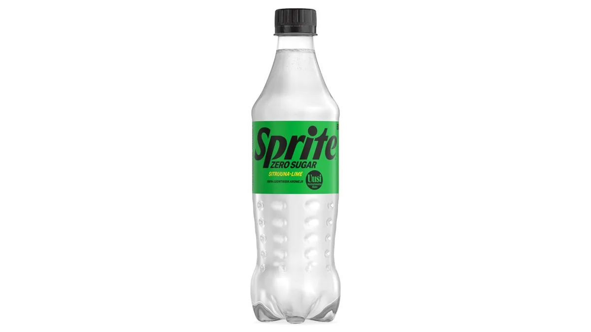 Sprite Zero Sugar Sitruuna-Lime virvoitusjuoma muovipullo 0,5 L