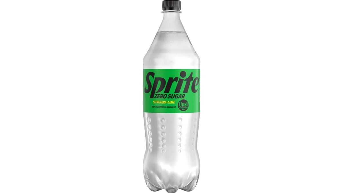 Sprite Zero Sugar Sitruuna-Lime virvoitusjuoma muovipullo 1,5 L