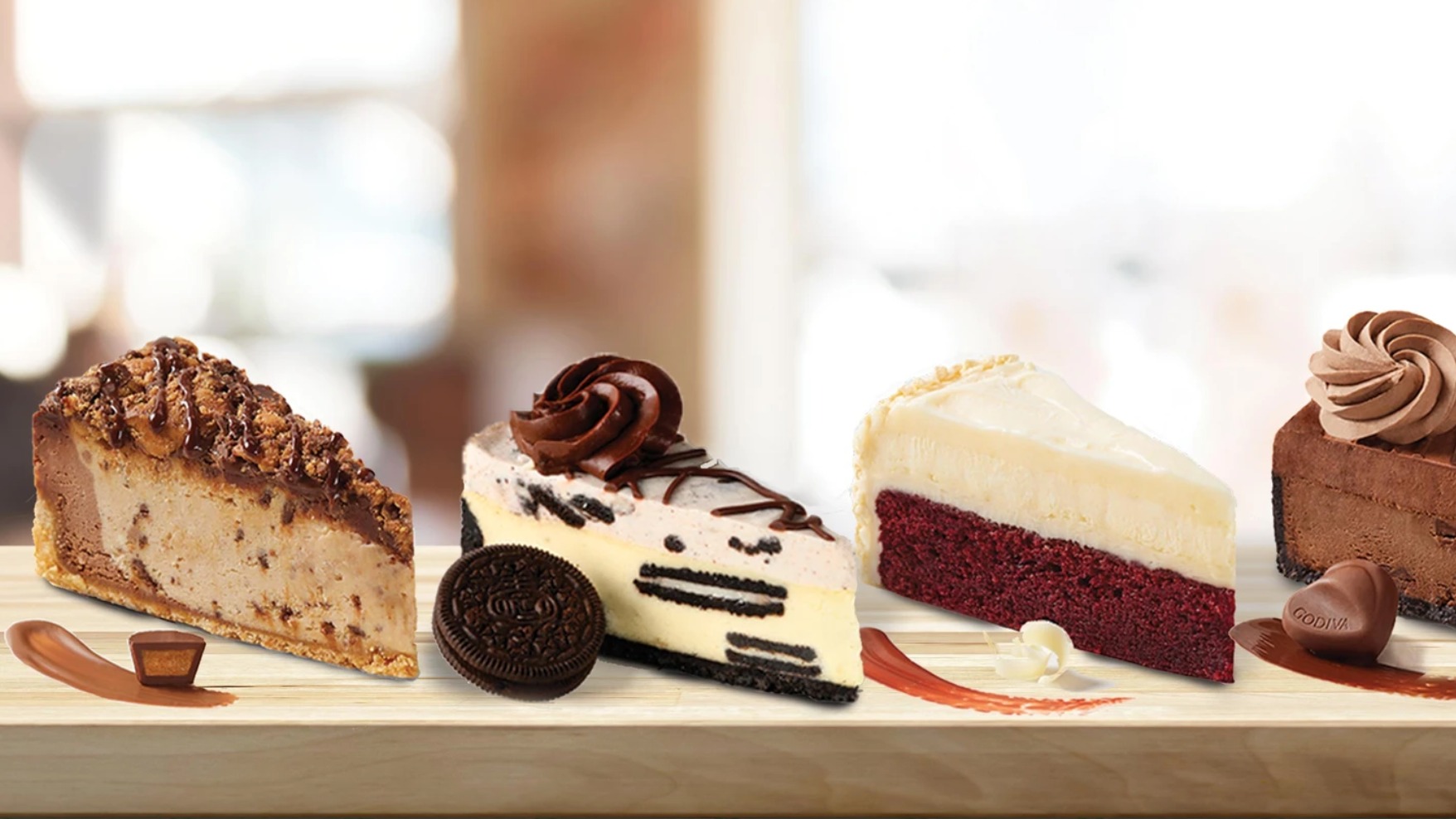 Combo 4 tranches de Cheesecake / 4 slices of Cheesecake Combo