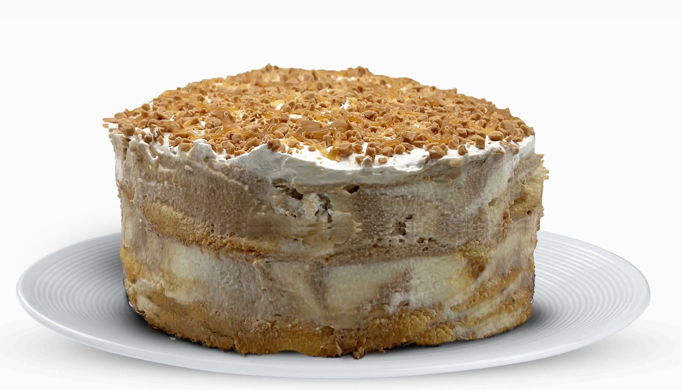 Gâteau Crème Glacée Caramel Salé / Salted Caramel Ice Cream Cake