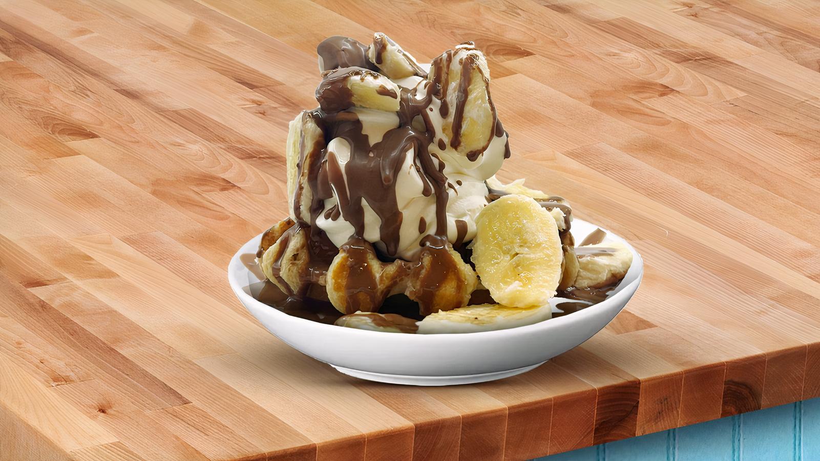 Gaufre Fan de Banane / Banana Split Waffles