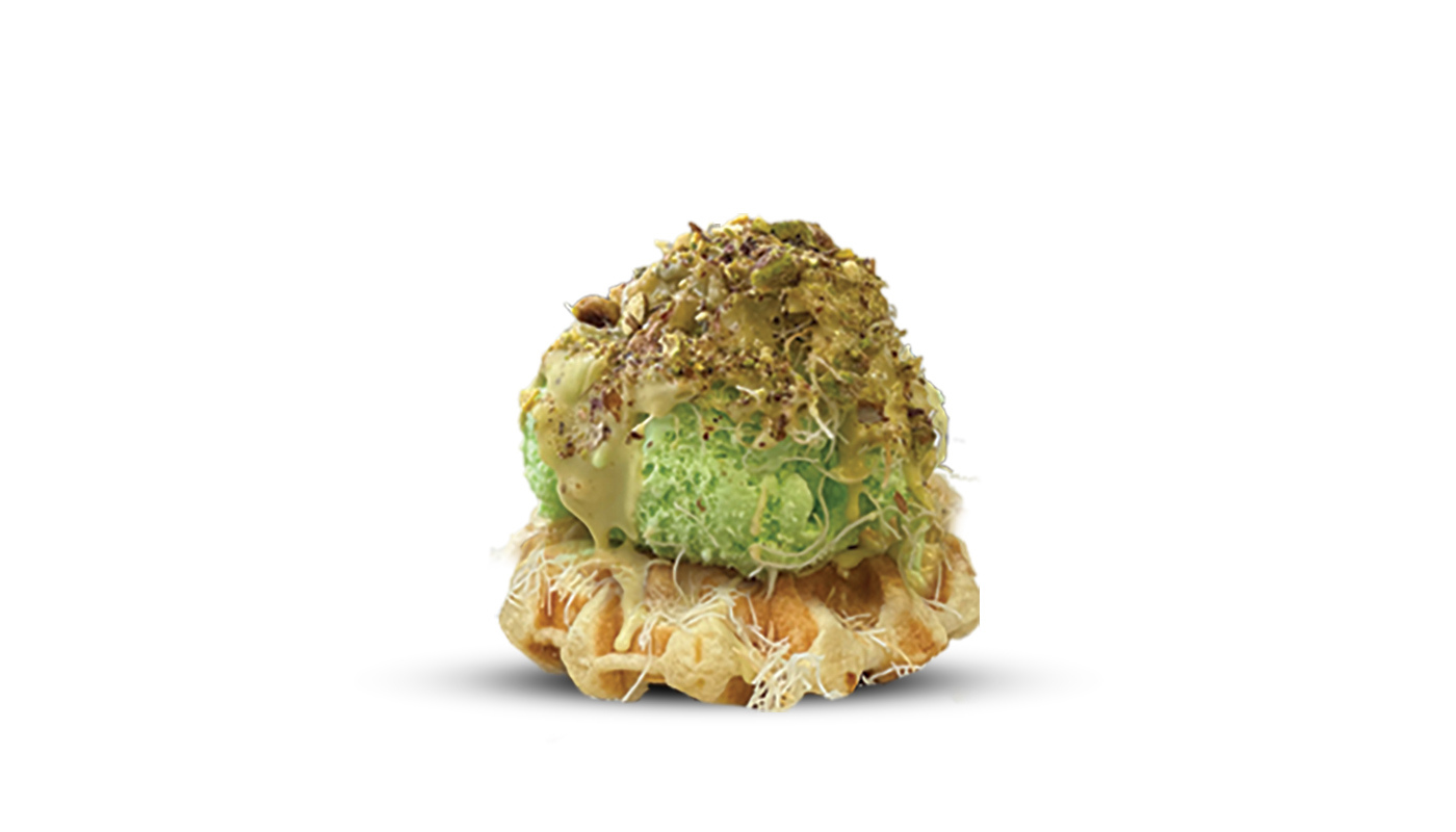Gaufre Kunefe Pistache // Kunefe Pistachio Waffle