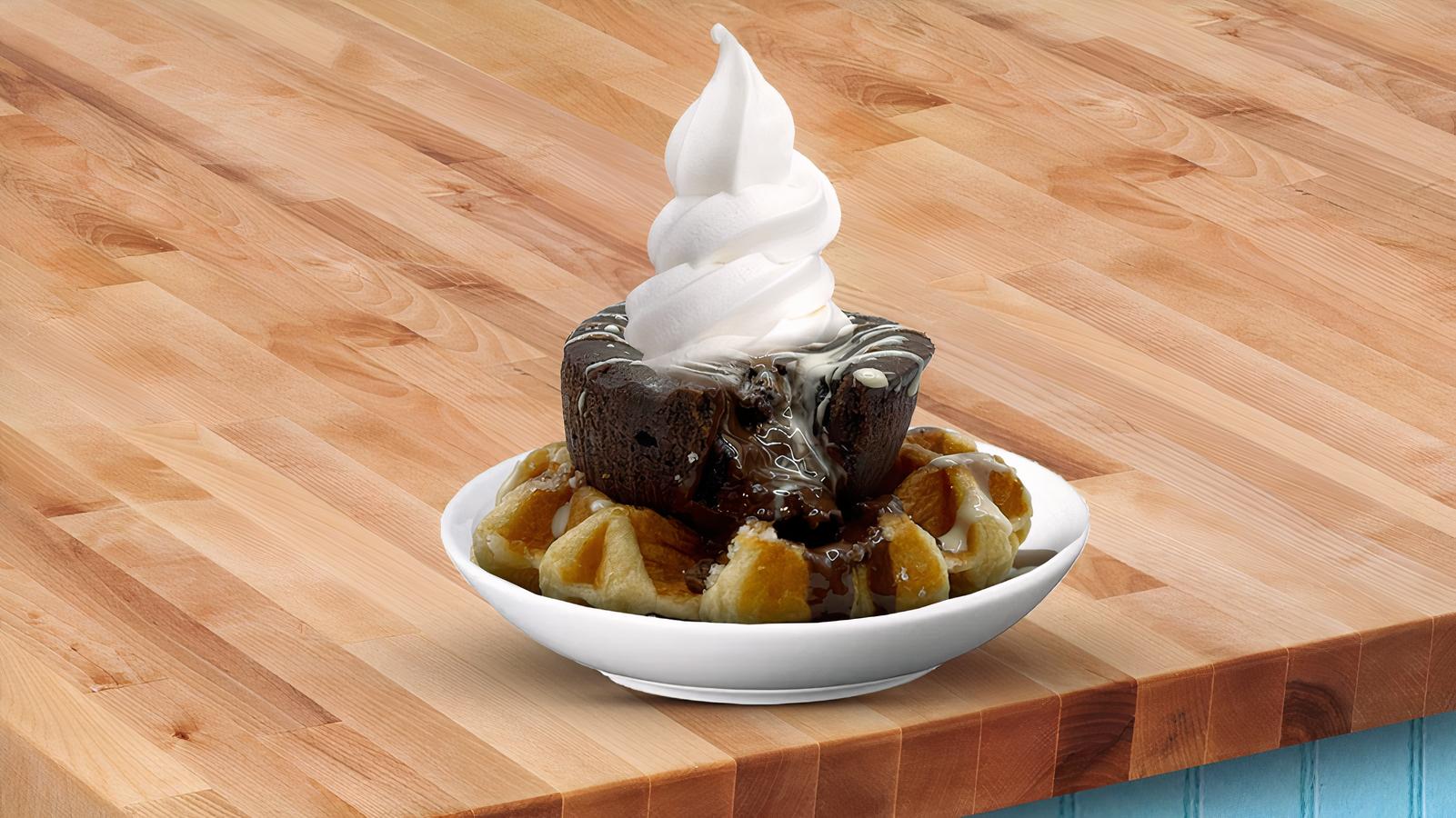 GAUFRE LAVA CAKE / THE LAVA CAKE WAFFLE