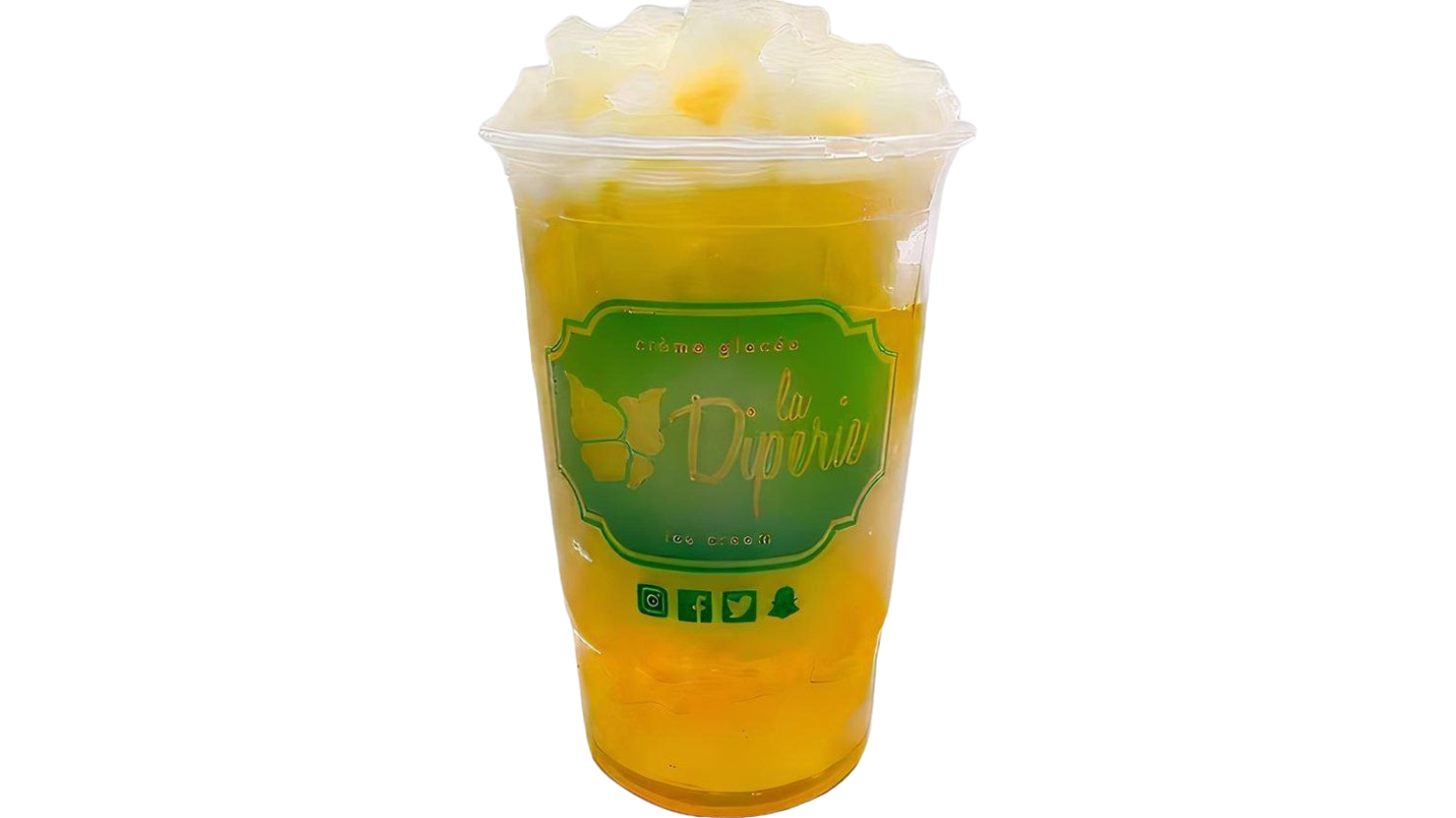 Mangue Bulles Givrées // Frozen Mango Boba