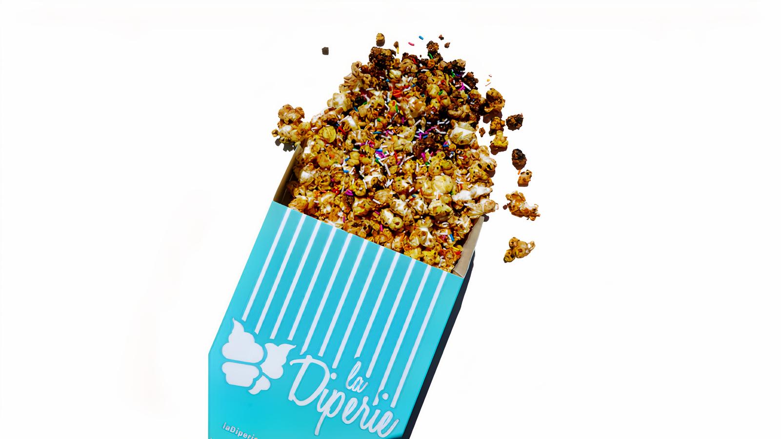 MIX DE POPCORN (1 CHOCOLAT ET  2 BONBONS)  // POPCORN MIX (1 CHOCOLATE and 2 CANDY)