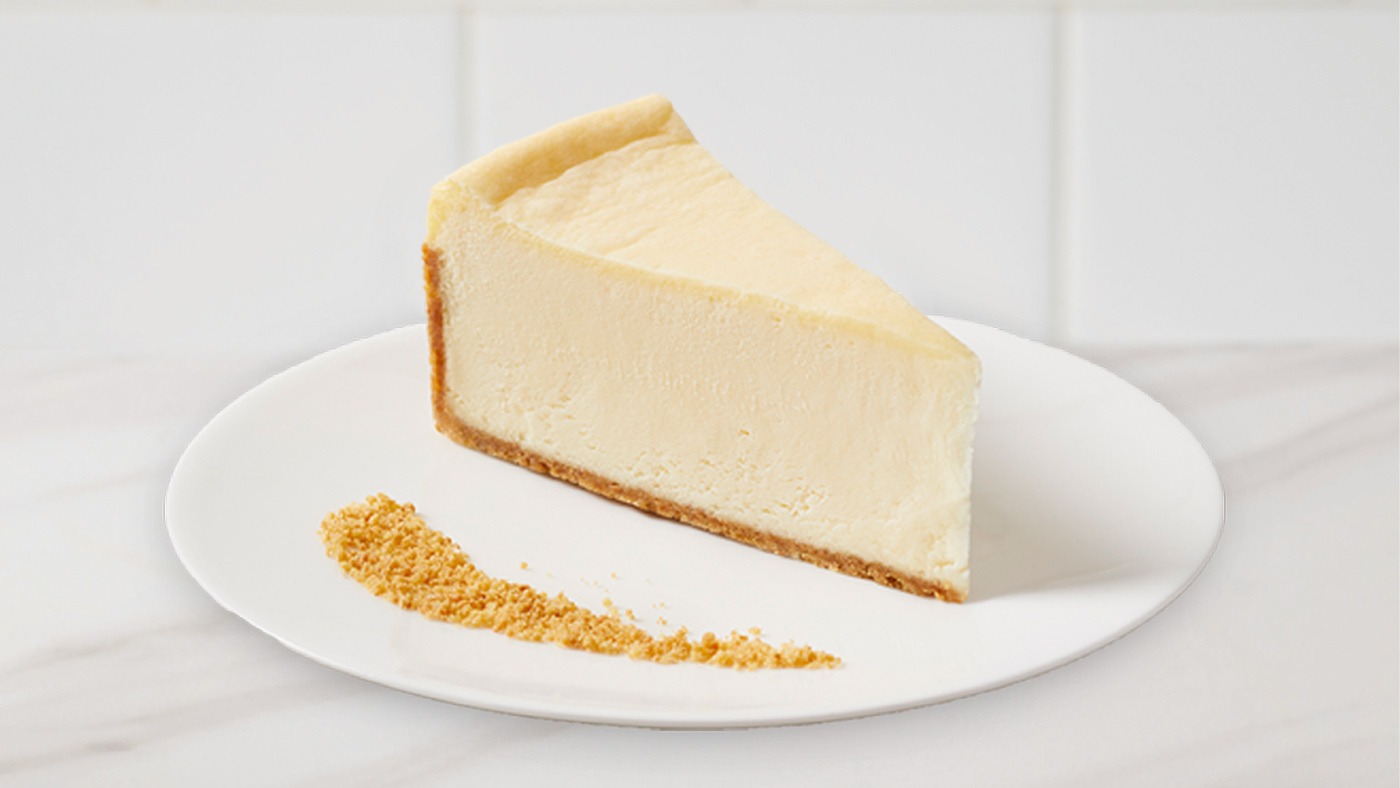 Tranche de Gâteau au Fromage Classique / Classic Cheesecake Slice