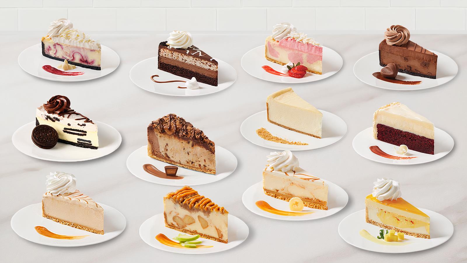 Tranche de gâteau Cheesecake Factory Choix du Chef/ Chef's choice Slice of Cheesecake Factory cake