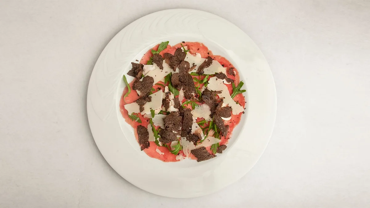 Carpaccio di Manzo alla Piemontese