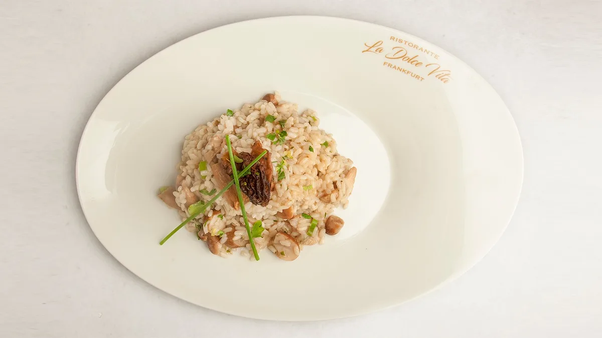 Risotto con le Spugnole e Porcini