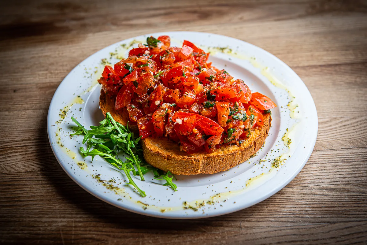 Bruschetta tradizionale (vegetarian)