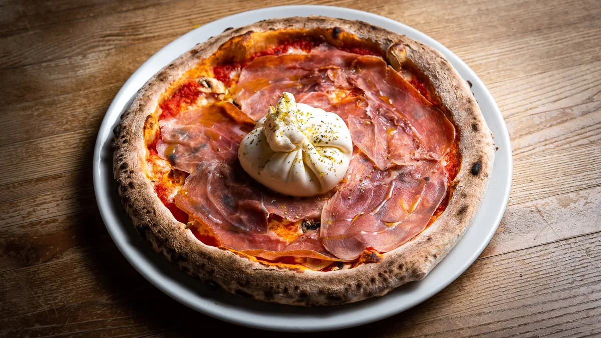 Crudo e burrata