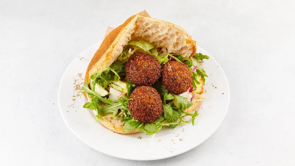 Falafel med bröd