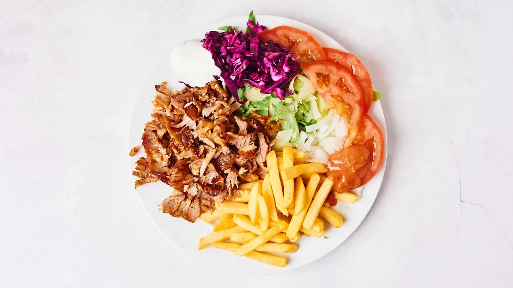 Kycklingtallrik med pommes