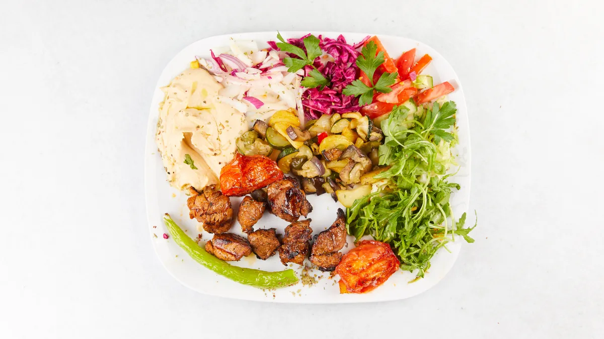 Vegansk kycklingsallad