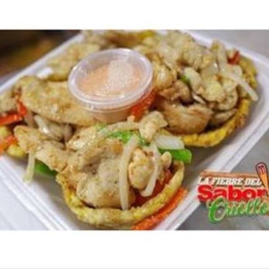 TOSTONES RELLENO PECHUGA