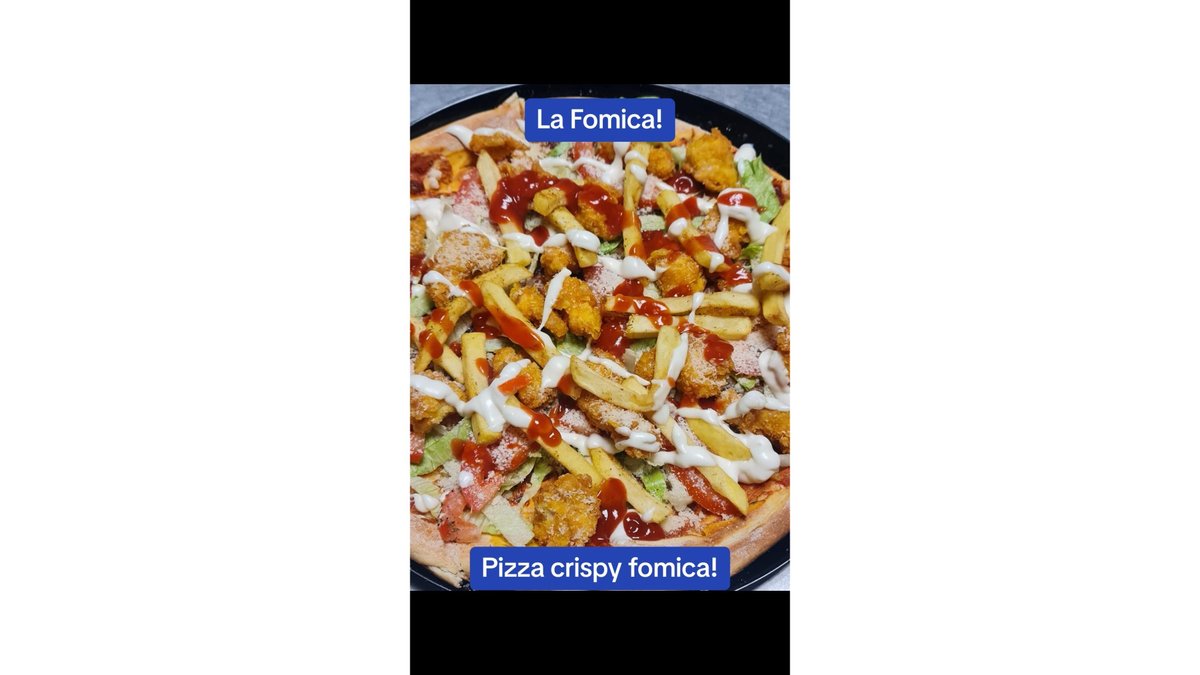 Pizza crispy fomica