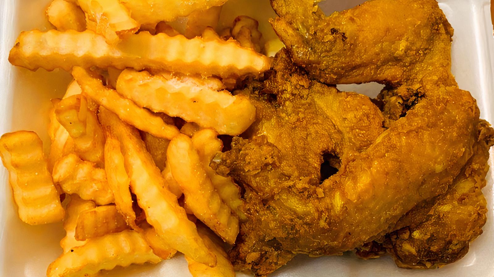 Chicken Wings and Fries