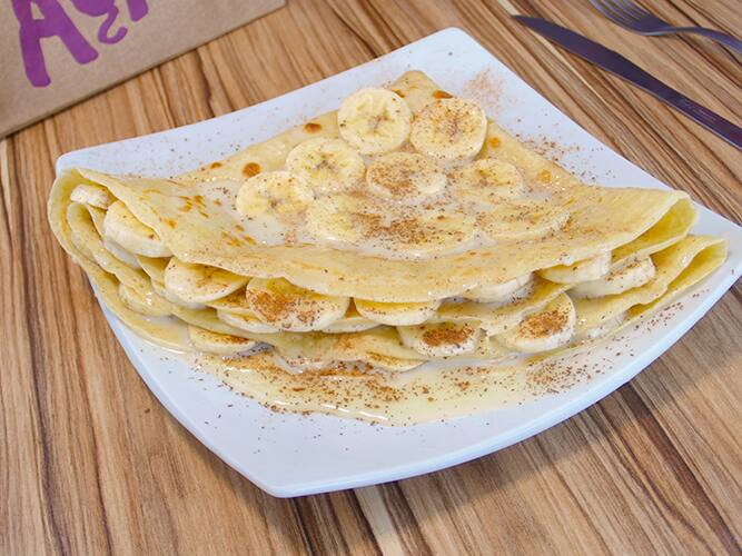 Crepe Delícia de Banana