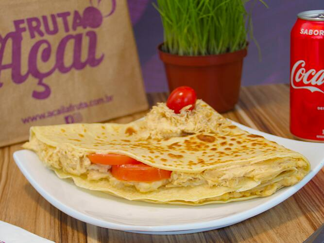Crepe Frango com Catupiry