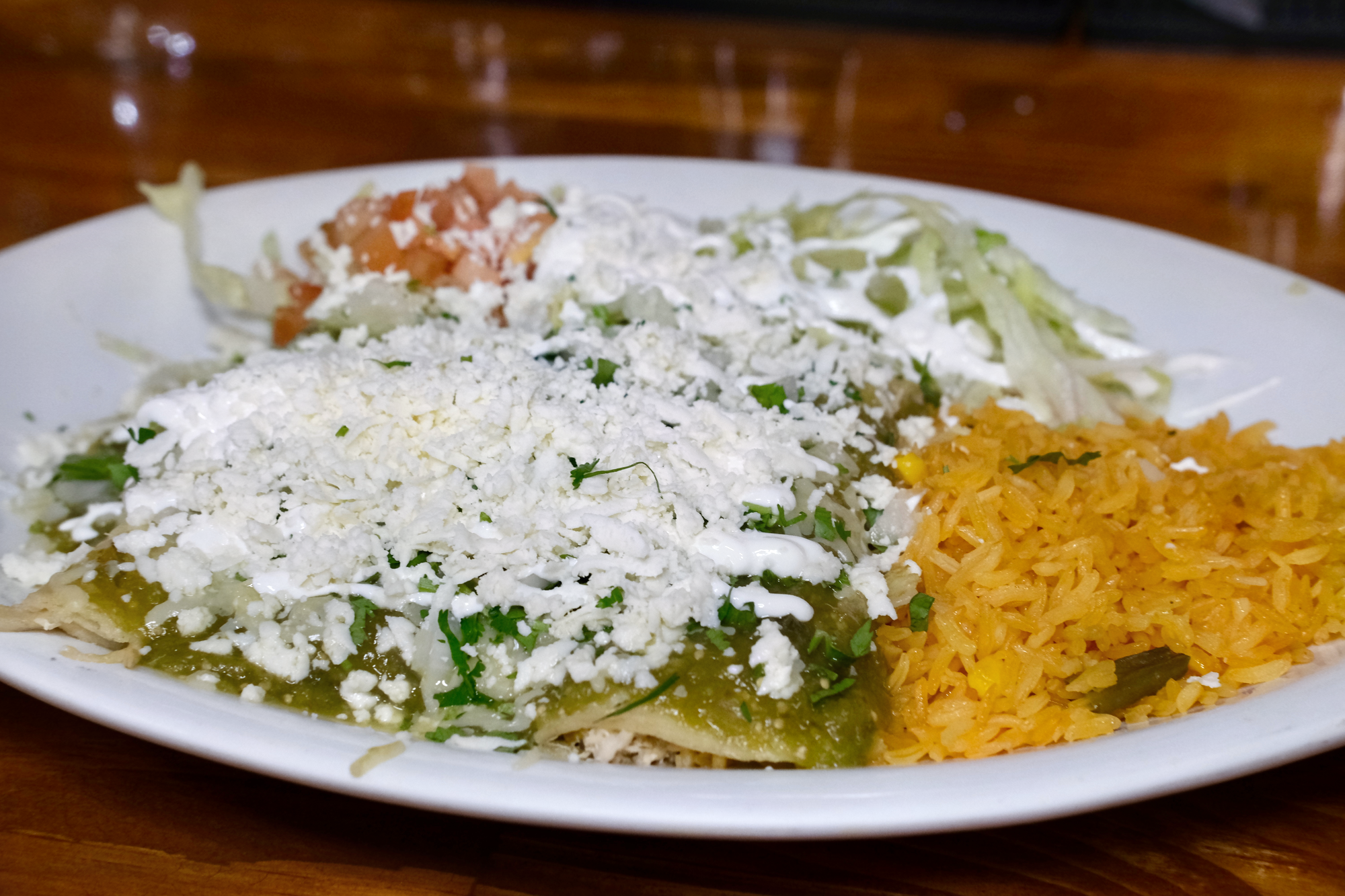 Enchiladas Verdes