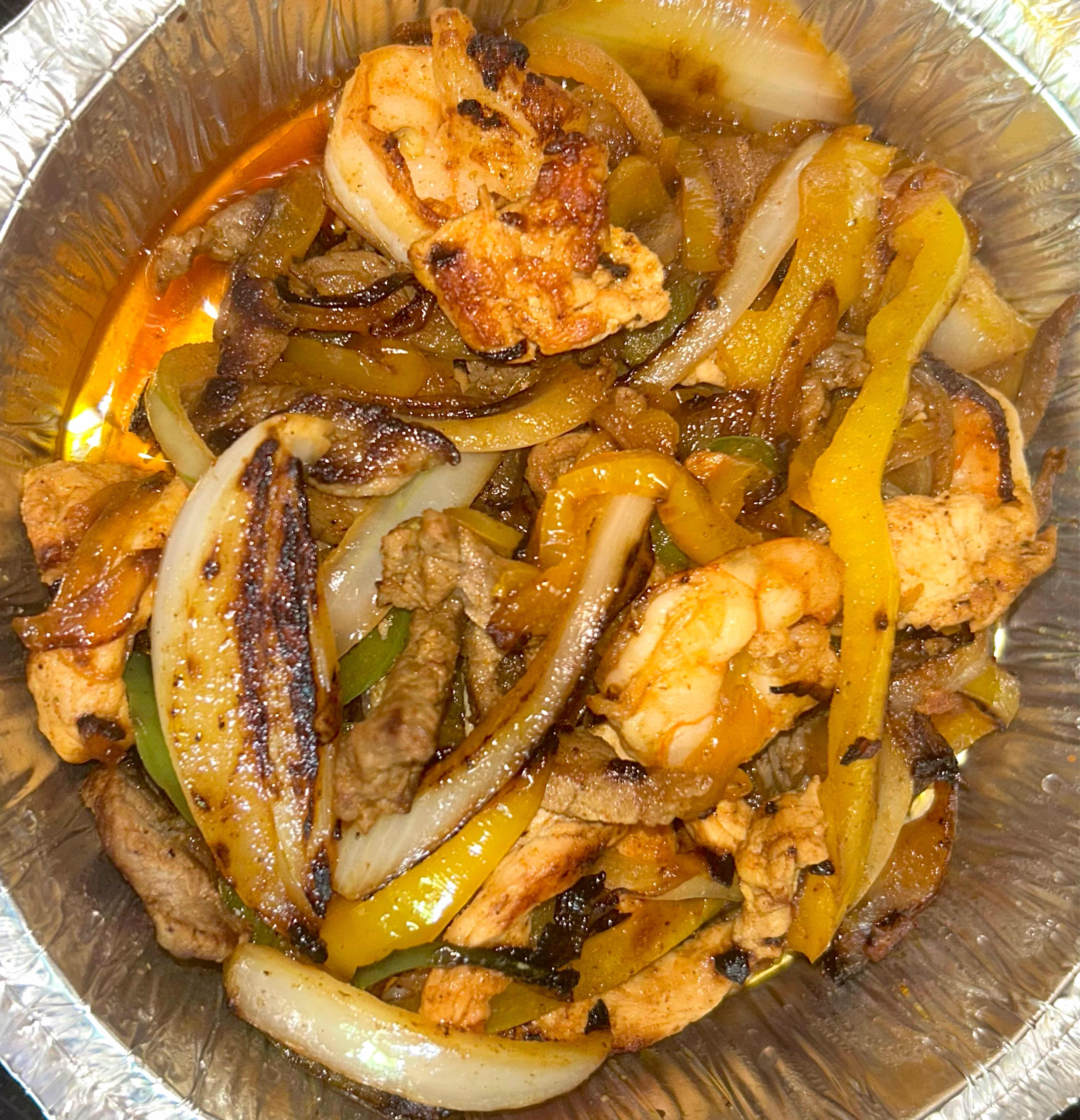 Lunch Fajitas Texanas