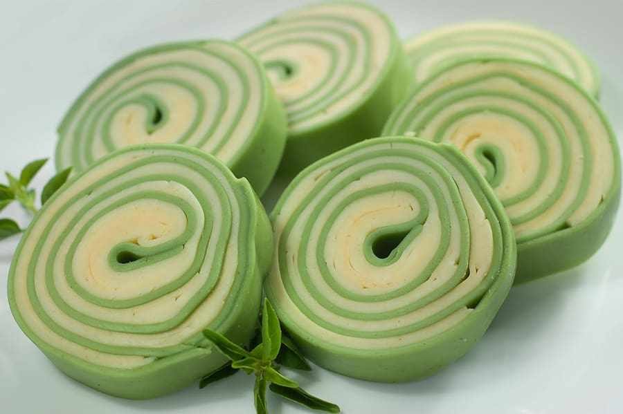Rondele Verde de Quatro Queijo