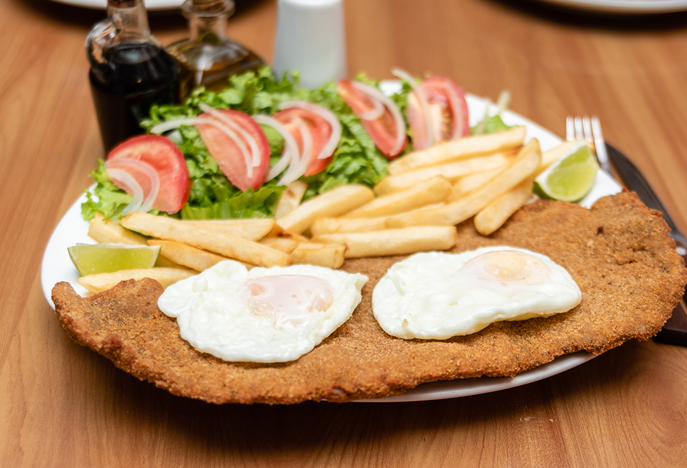 Milanesa a Caballo
