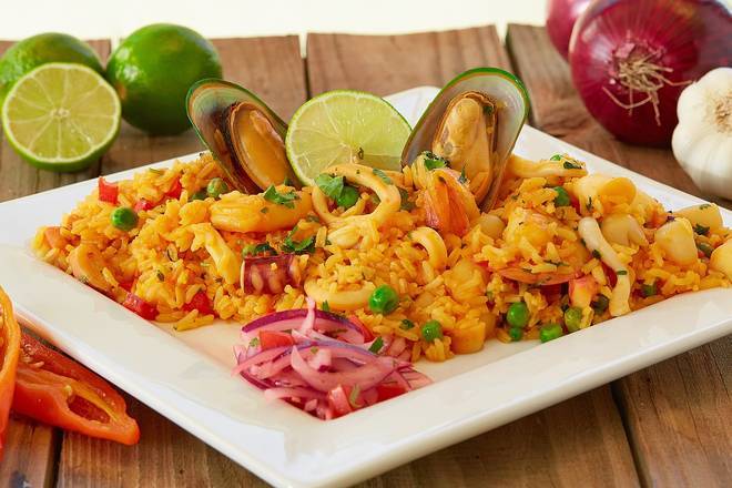 Seafood Rice (Arroz con Mariscos)