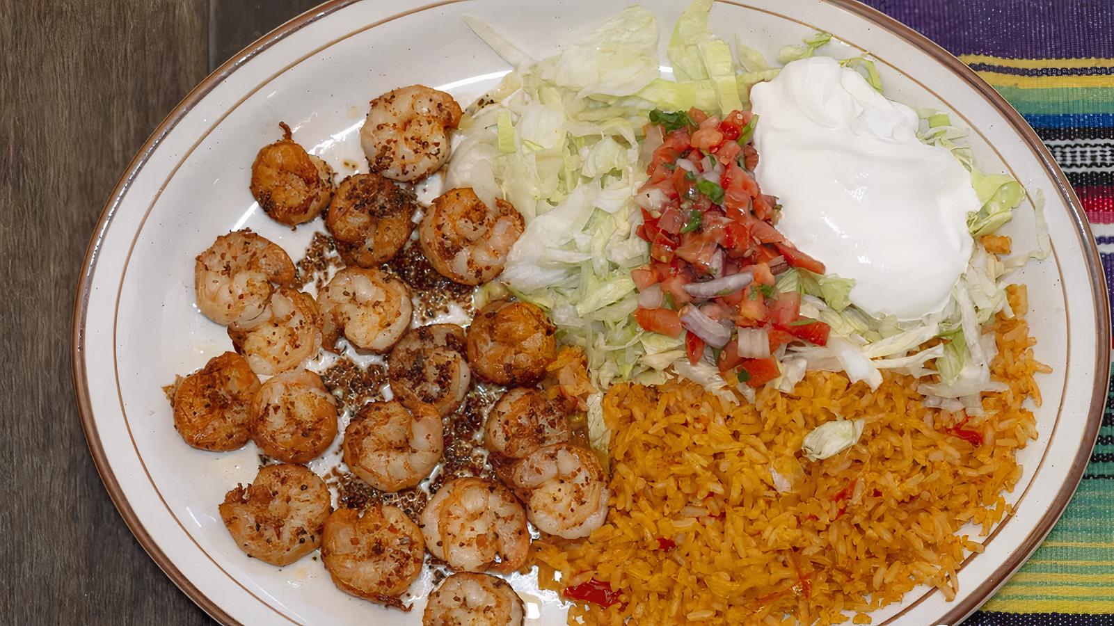 *Camarones al Mojo de Ajo