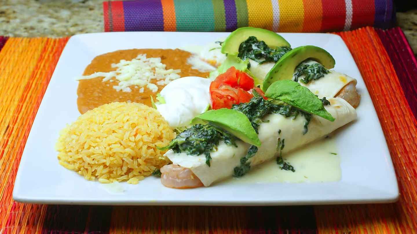 *Seafood Enchiladas
