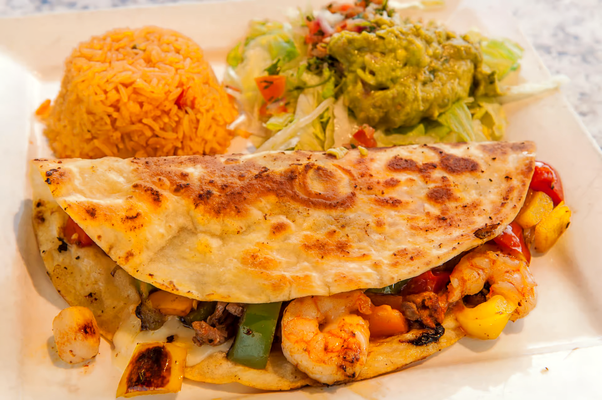 *Seafood Quesadilla