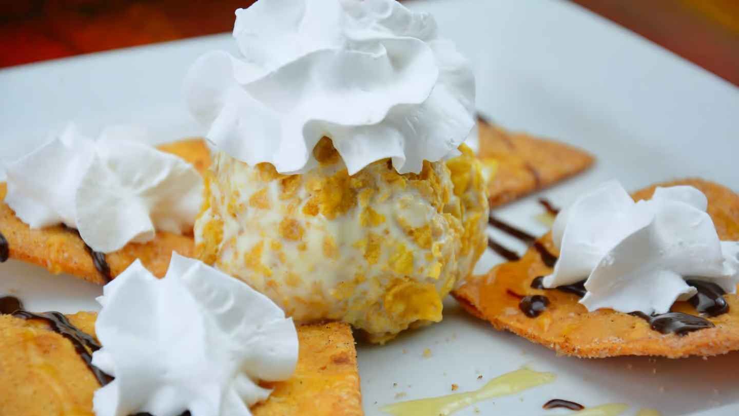 Sopapilla with Ice Cream