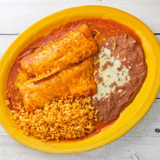 2. Two Beef or Chicken Enchilada