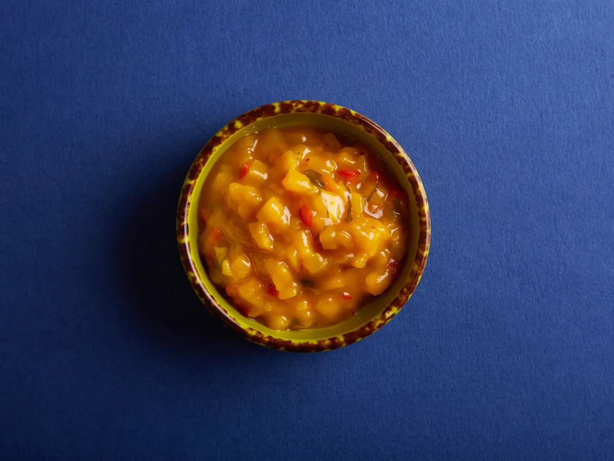 Mango-pineapple salsa