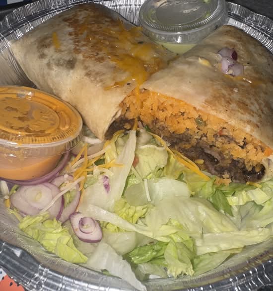 35. Burrito de Asada / 35. Roast Burrito