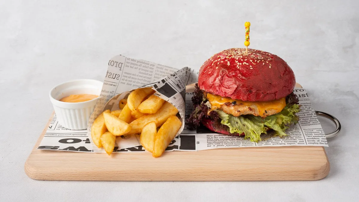 Burger z indyka