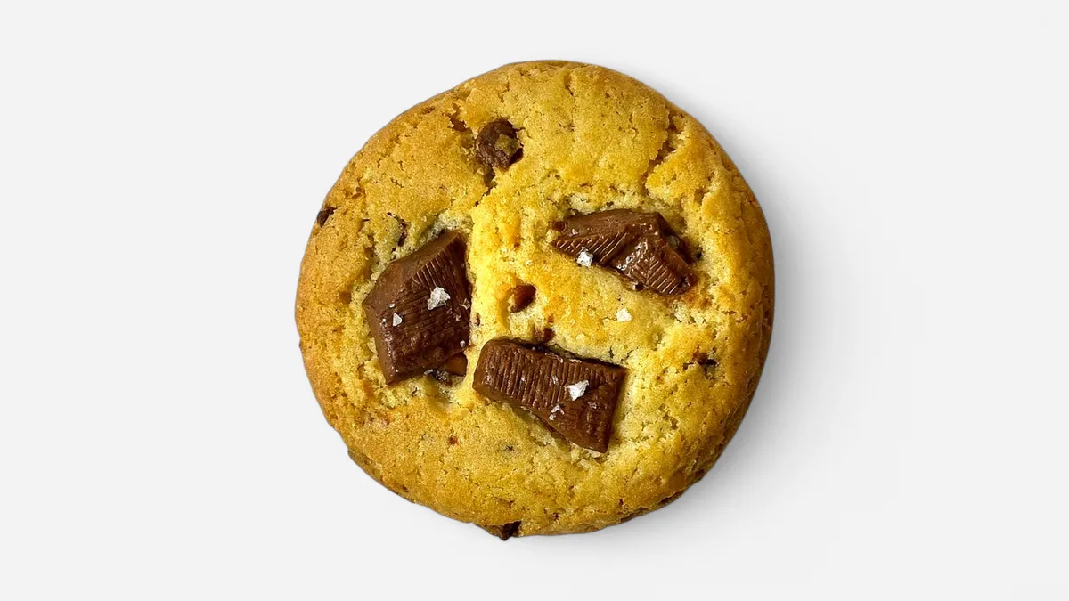Schoko-Brezel-Meersalz Cookie